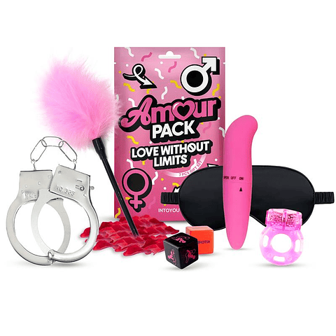Kit Jogos Sensuais Amour Pack Love Without Limits | 7 Peças para Casais