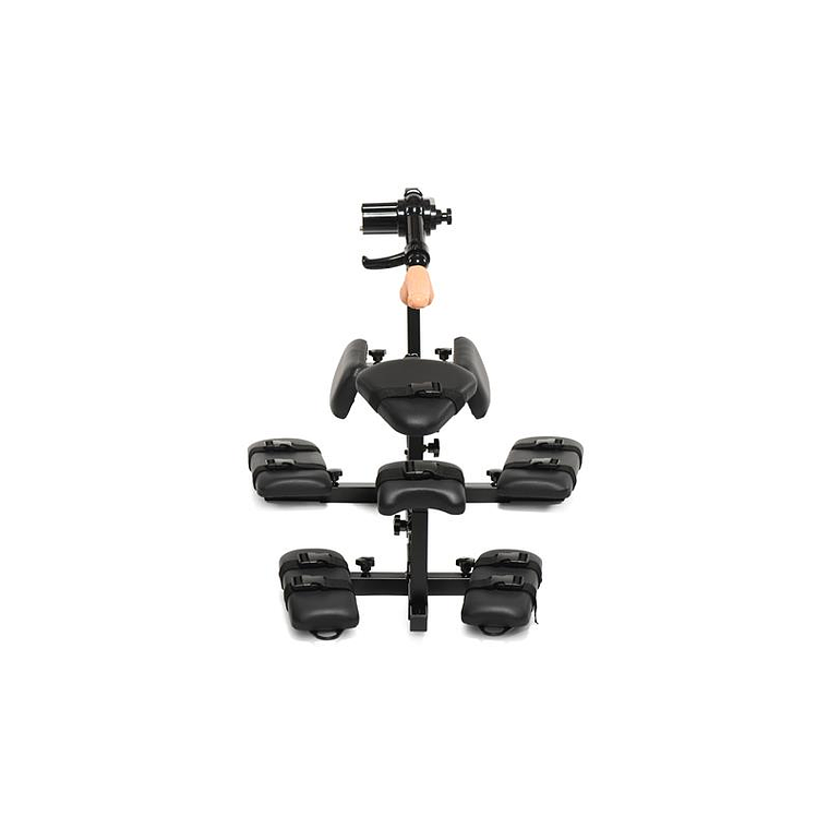 Paliçada Bondage Horizontal com Sex Machine | Ajustável Aço 11