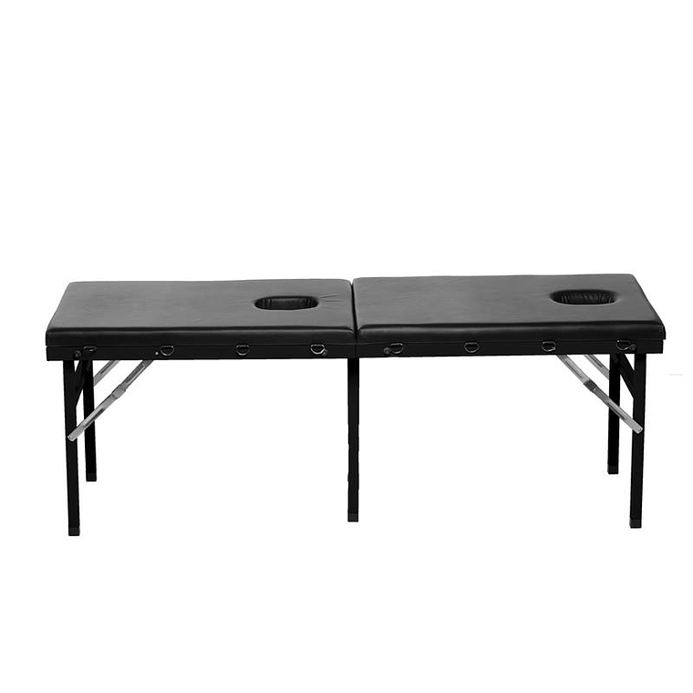 Extreme Bondage Table | Padded Face and Groin Holes with 20 Rings 11