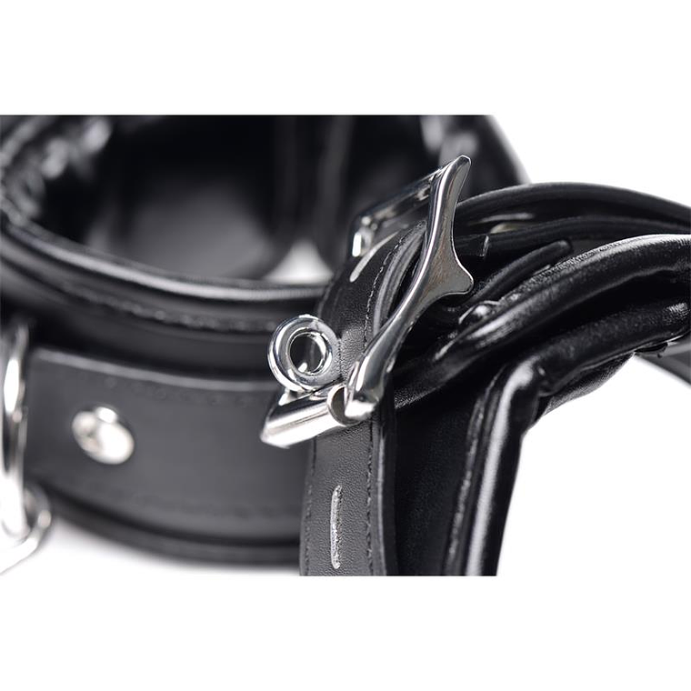 Extreme Bondage Table | Padded Face and Groin Holes with 20 Rings 19