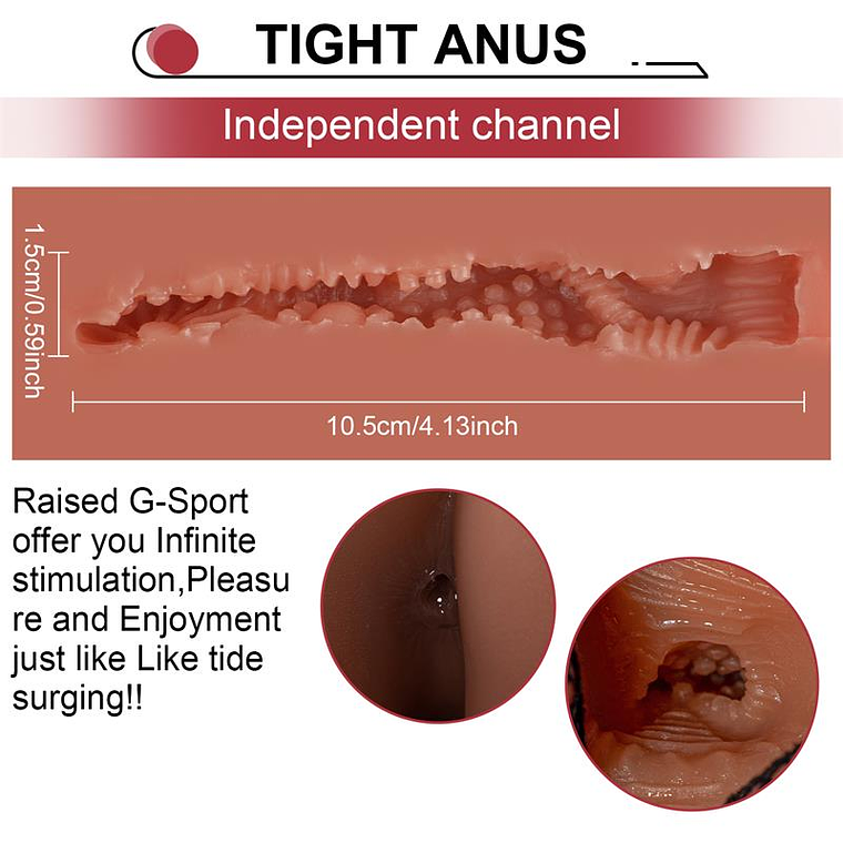 Torso Masturbador Realista Jason | 4.1kg com Impulso e Vibração 5