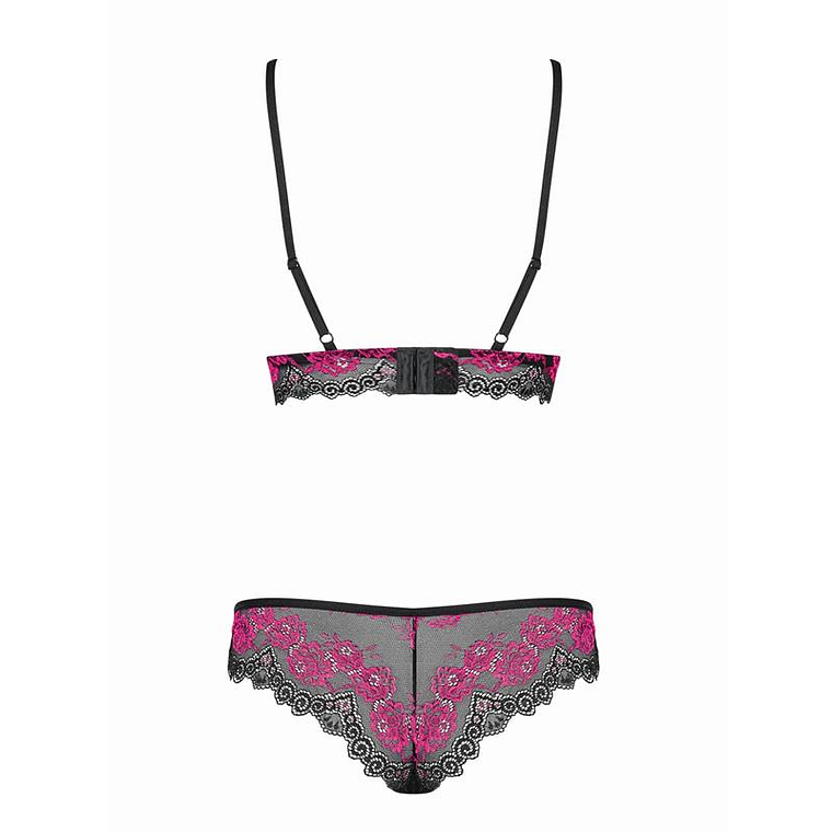 Conjunto de Lingerie Renda 2 Peças | Sutiã e Tanga Ajustável XS-XL 4