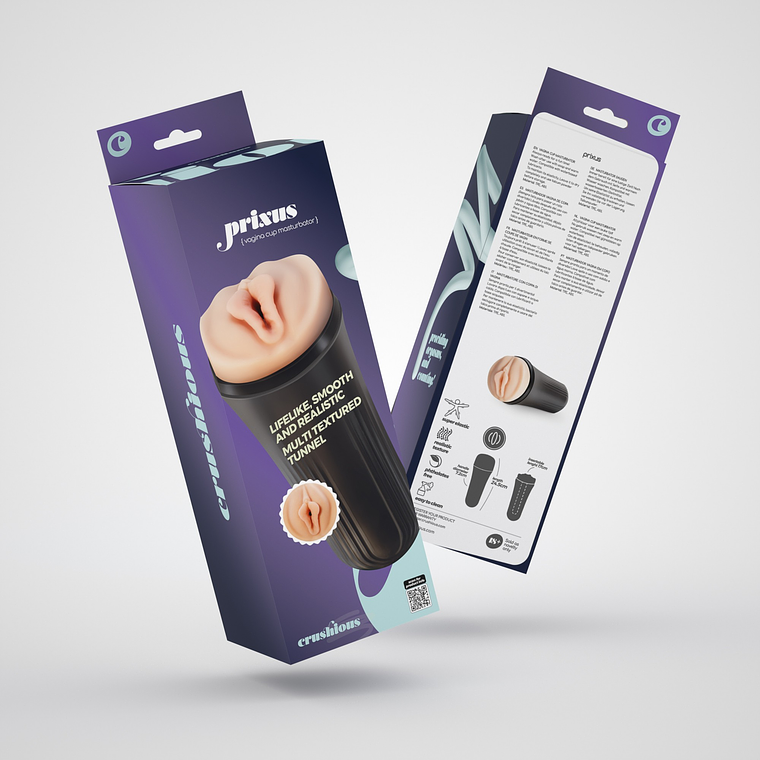 Pack 16 Masturbador Ultrarrealista Prixus Crushious | 24,5cm TPE 2