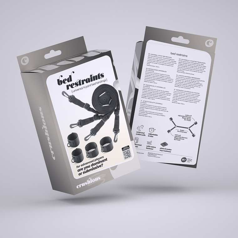 Pack 24 Restrições de Cama Bondage Crushious | Universal Ajustável 9
