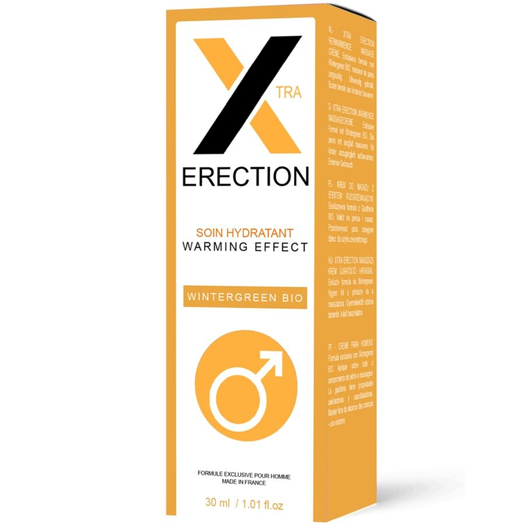 Creme para Ereção RUF X Erection | Efeito Calor 40ml Ação Rápida 3