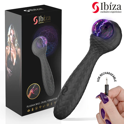 Vibrador com Bola de Plasma IBIZA | 2 Motores 10 Modos IPX6