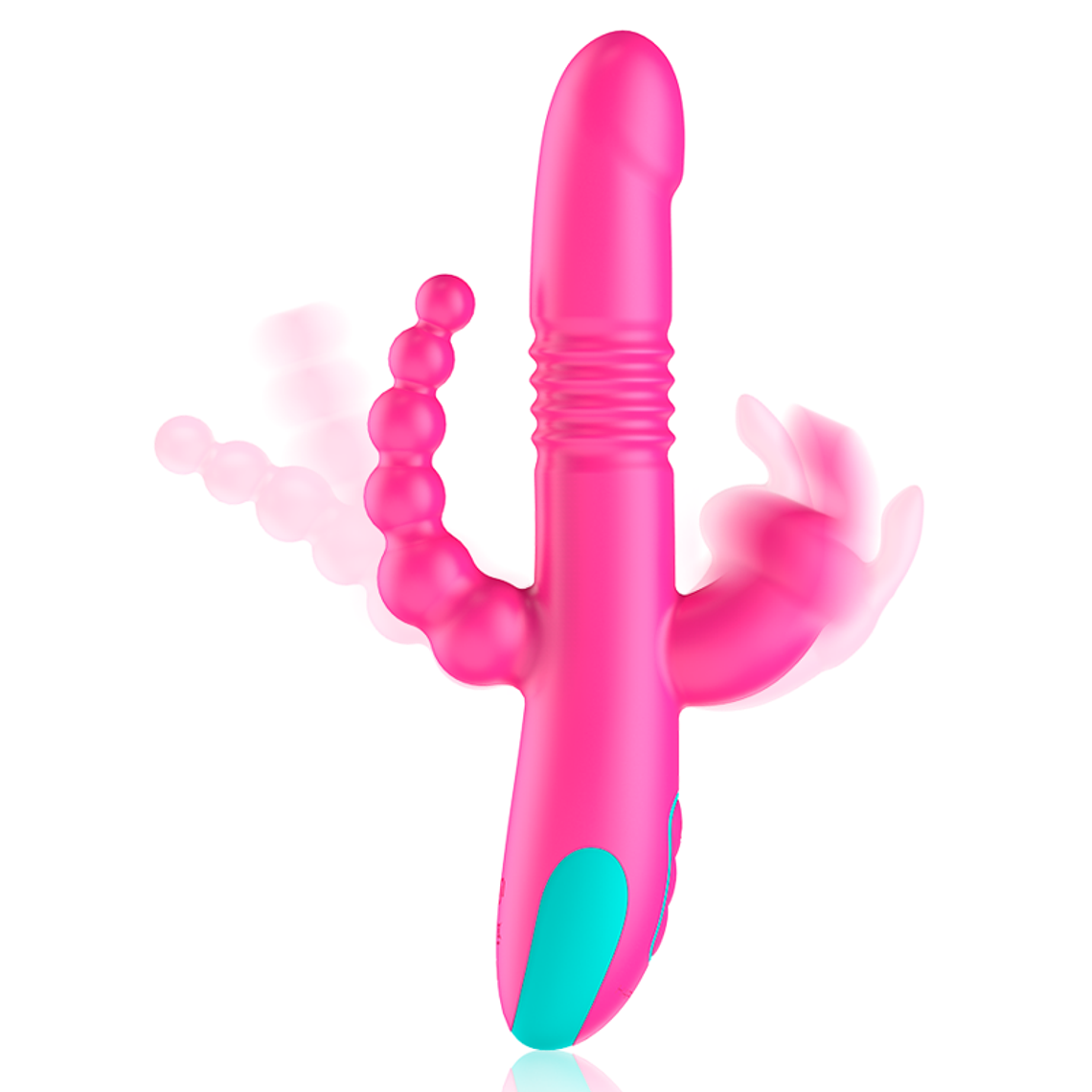 Happy Crazy Donald Triple Stimulation Vibrator | Anal, G-Spot, Clitoral + Clock 2