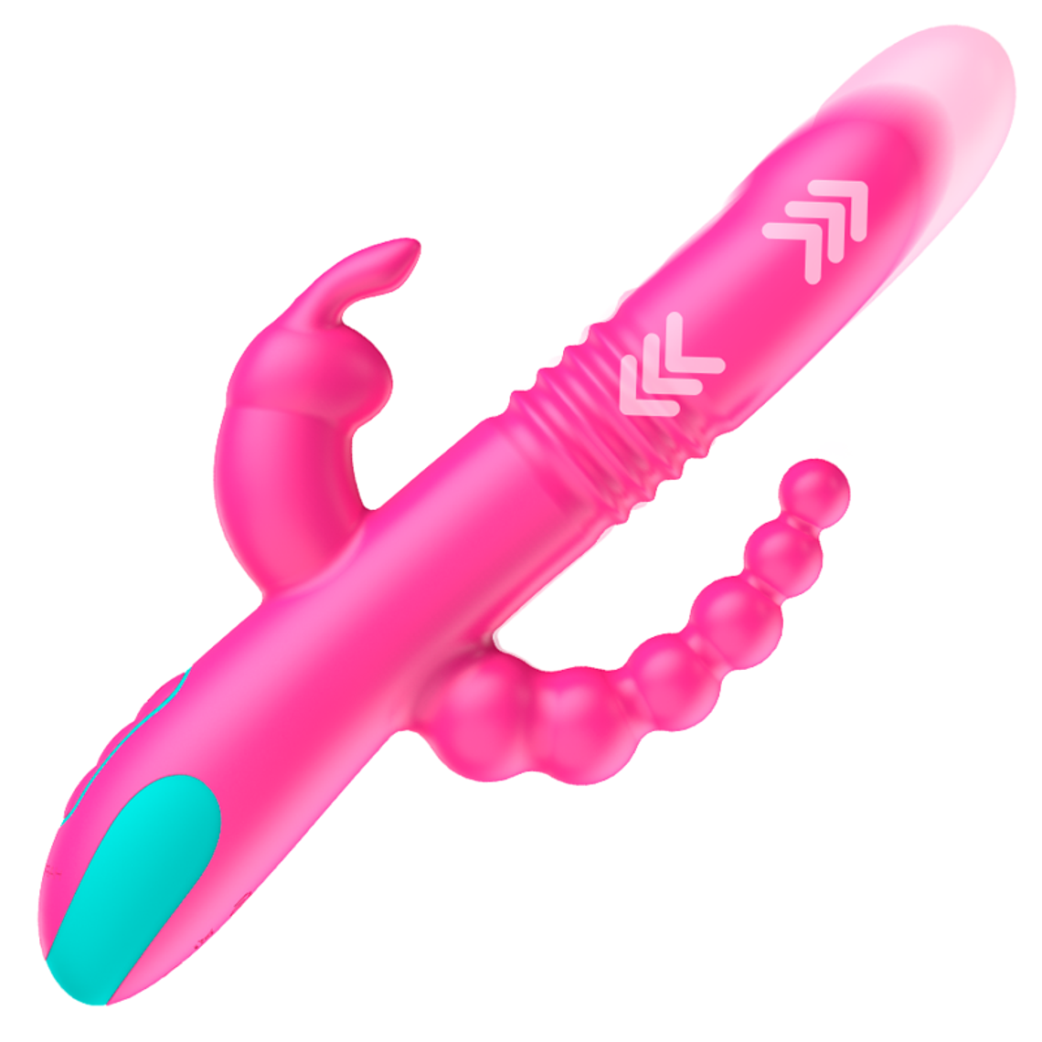 Happy Crazy Donald Triple Stimulation Vibrator | Anal, G-Spot, Clitoral + Clock 3
