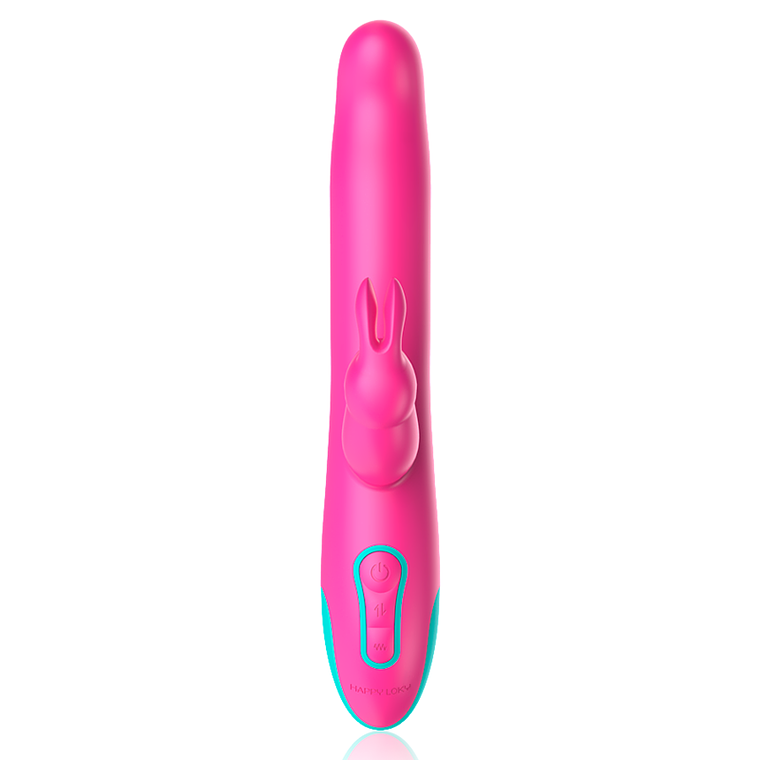 Vibrador Rabbit com Rotação HAPPY LOKY Pluto | 10 Vibrações + Relógio 5