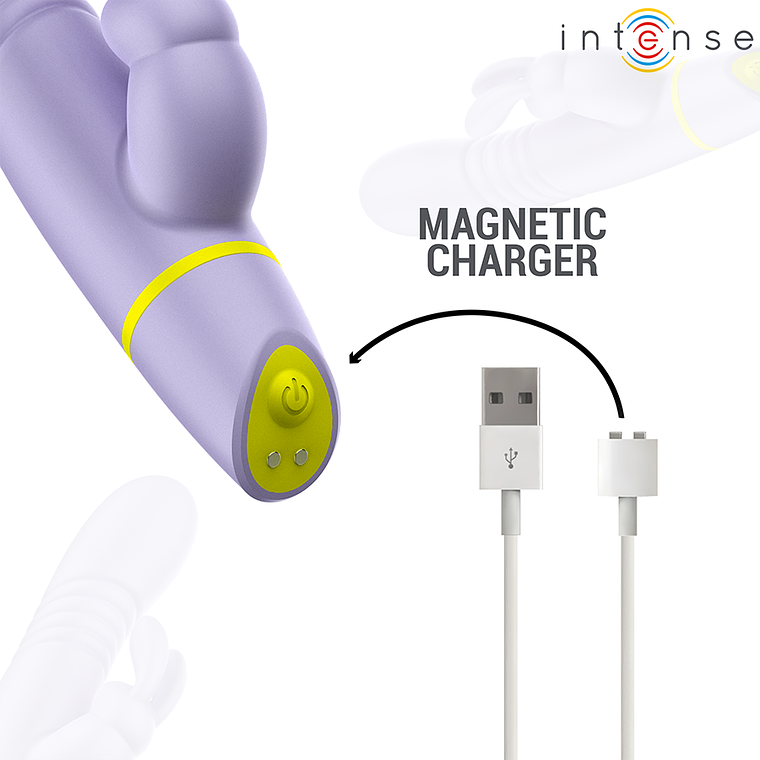 Vibrador Rabbit com Impulso INTENSE Helen | 5 Vibrações Recarregável 4