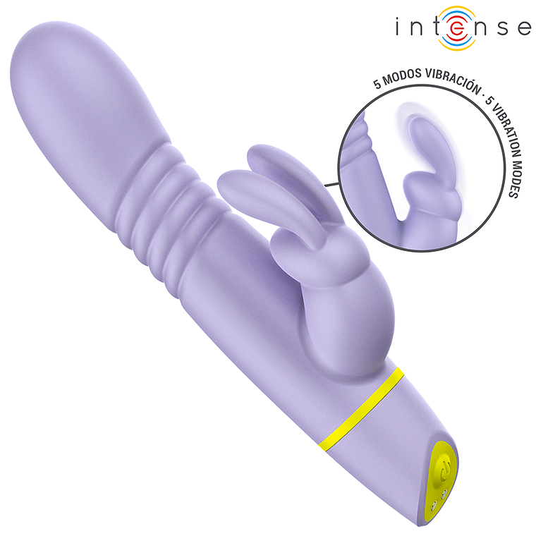 Vibrador Rabbit com Impulso INTENSE Helen | 5 Vibrações Recarregável 5
