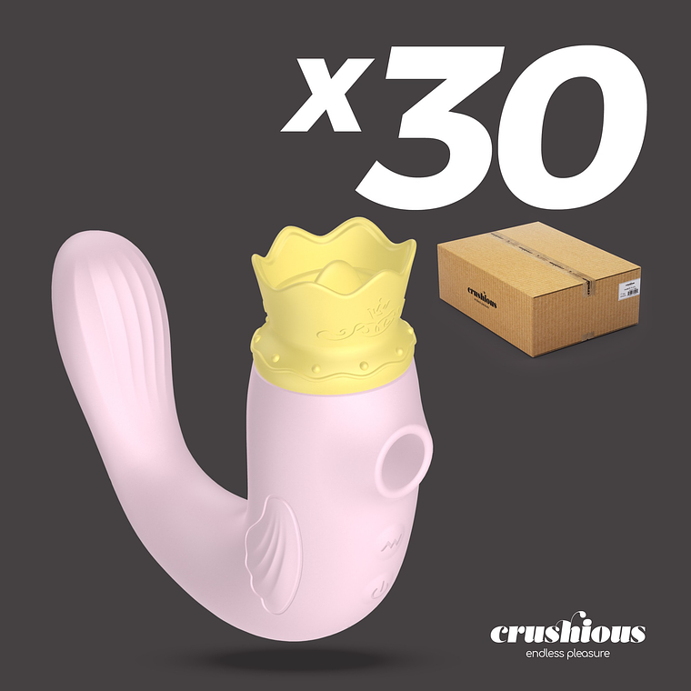Pack 30 Estimulador Triplo Hiri Crushious | 3+10 Modos Sucção Língua 1