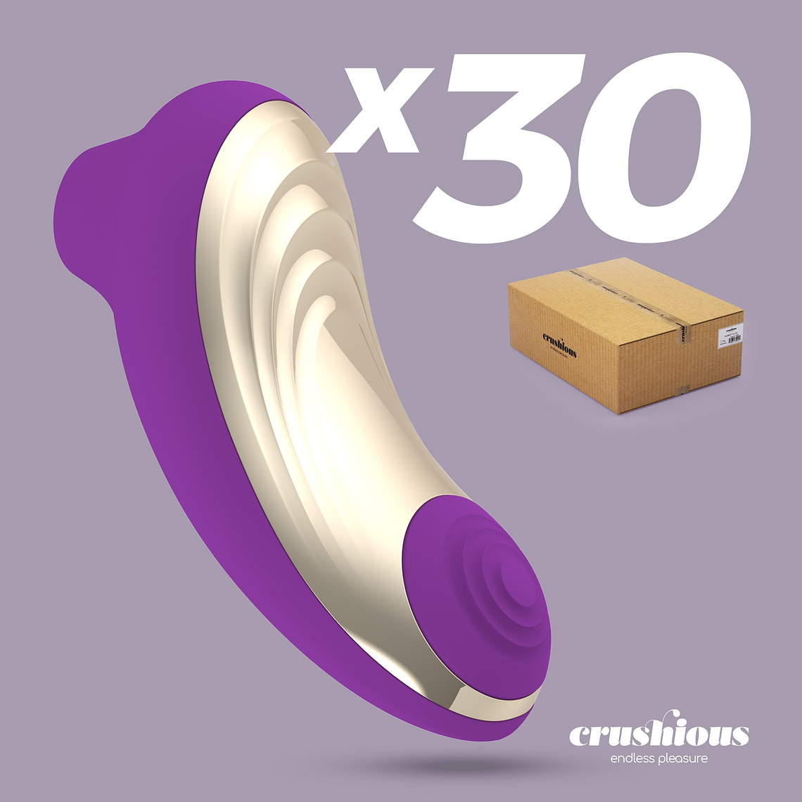 Pack 30 Estimulador de Clitóris Supernova Crushious | 8+8 Modos 2