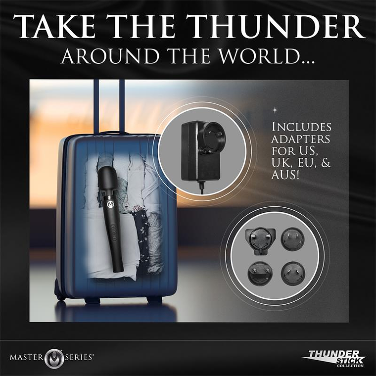 Masseur à baguette Thunderstick Pro Master Series | 5+7 modes 11 000 tr/min 13