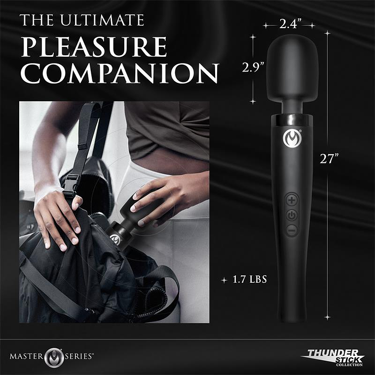 Masseur à baguette Thunderstick Pro Master Series | 5+7 modes 11 000 tr/min 7