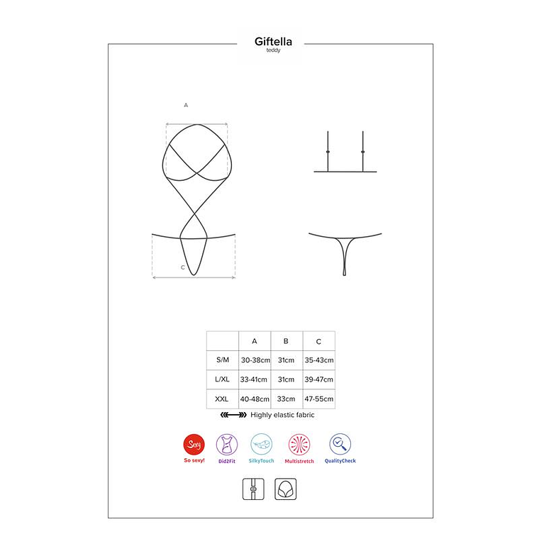 Giftella Teddy Red L/XL 3