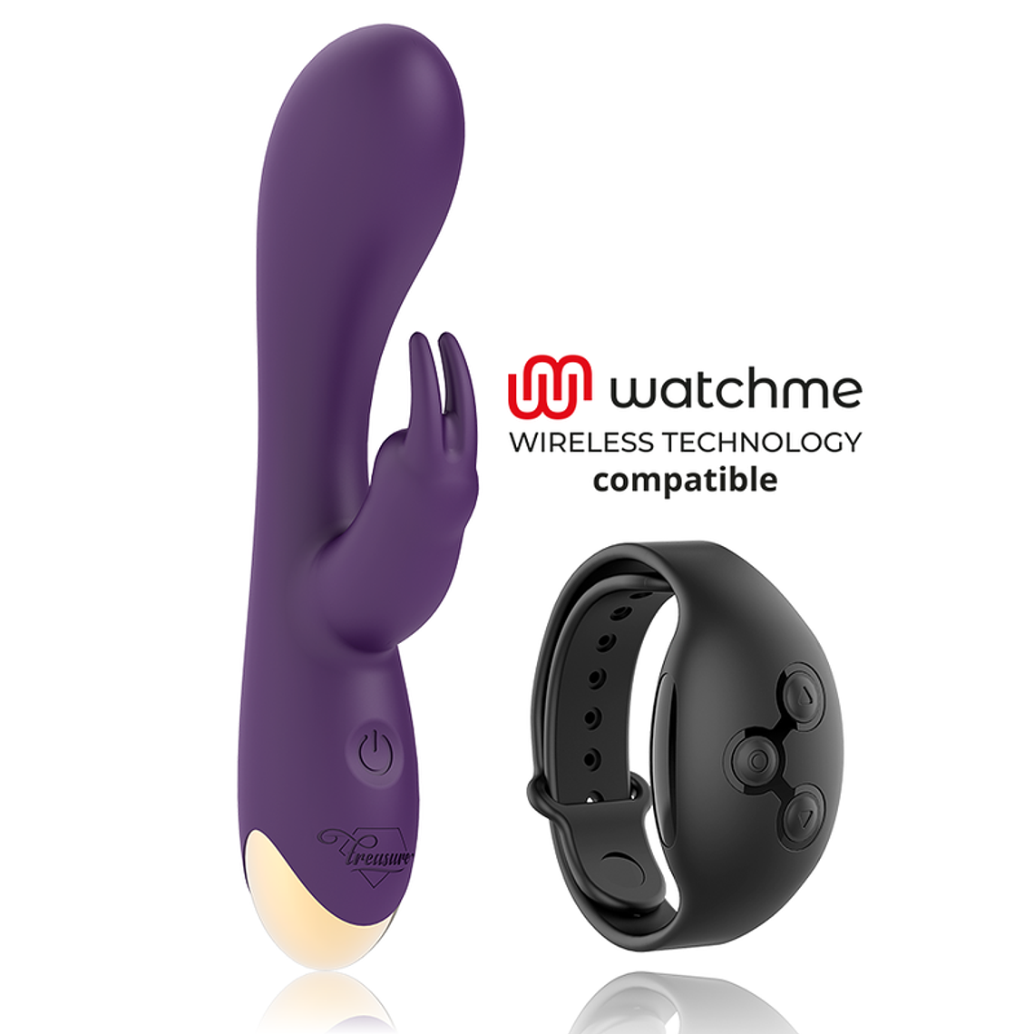 Vibrador con forma de conejo TREASURE LAURENCE | 7 modos de control WatchMe 6