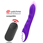 Vibrador Compatível com WatchMe GALATEA DANTE | 10 Padrões Lilás - Thumbnail 2
