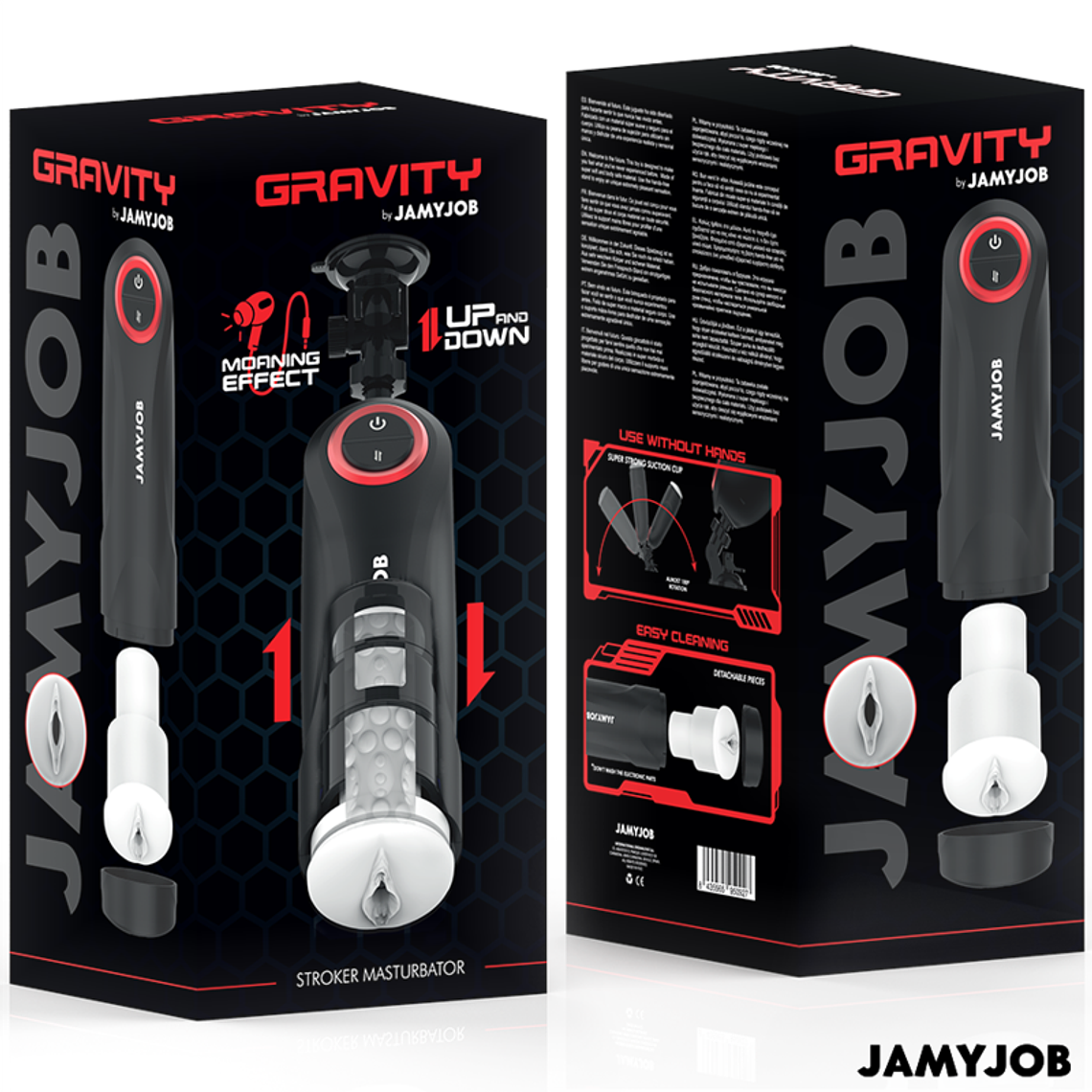 Masturbador automático JAMYJOB GRAVITY | 5 modos de succión 7