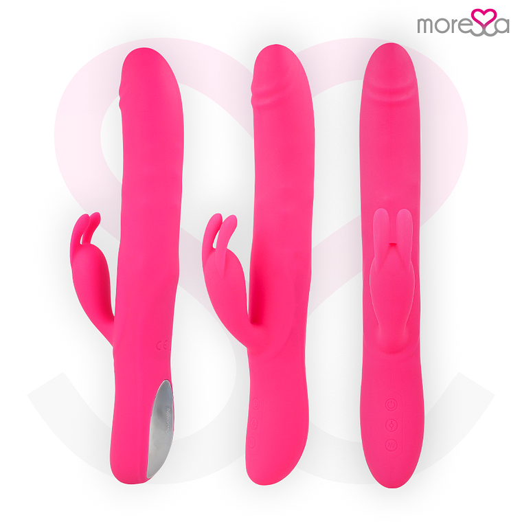 Vibrador Rabbit com Rolamento MORESSA WARREN | 7+4 Modos 25,5cm 4