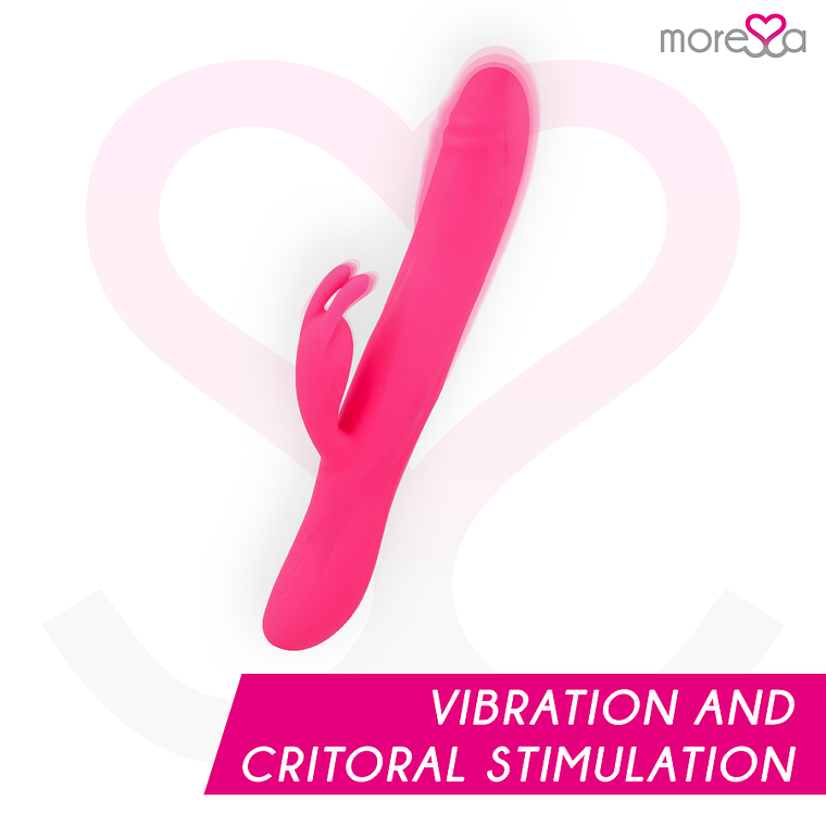 Vibrador Rabbit com Rolamento MORESSA WARREN | 7+4 Modos 25,5cm 5