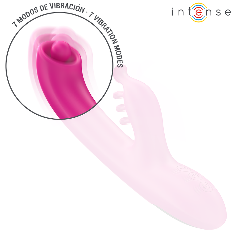Vibrador Rabbit Multifuncional INTENSE CHRISTINA | 3 Motores 22,5cm 5