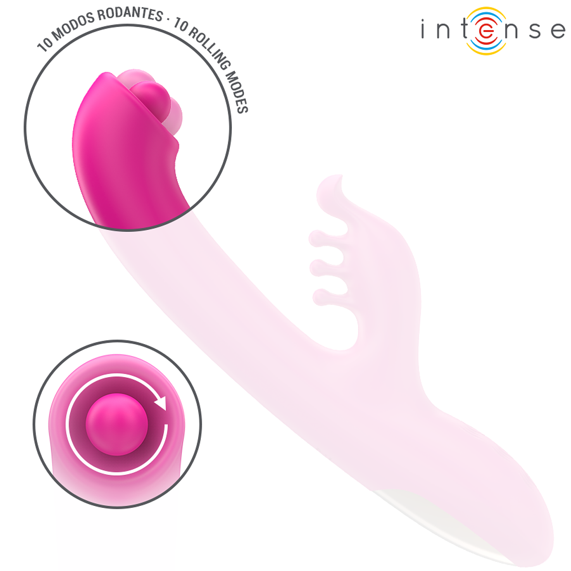 Vibrador Rabbit Multifuncional INTENSE CHRISTINA | 3 Motores 22,5cm 2