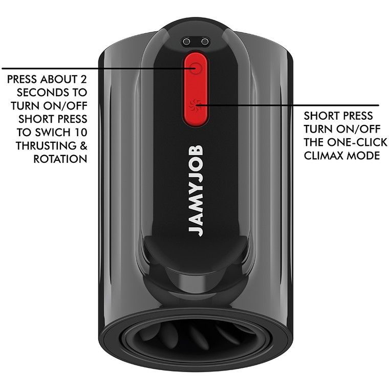 Masturbador Automático JAMYJOB VORTEX | 10 Impulsos + 10 Rotações 5
