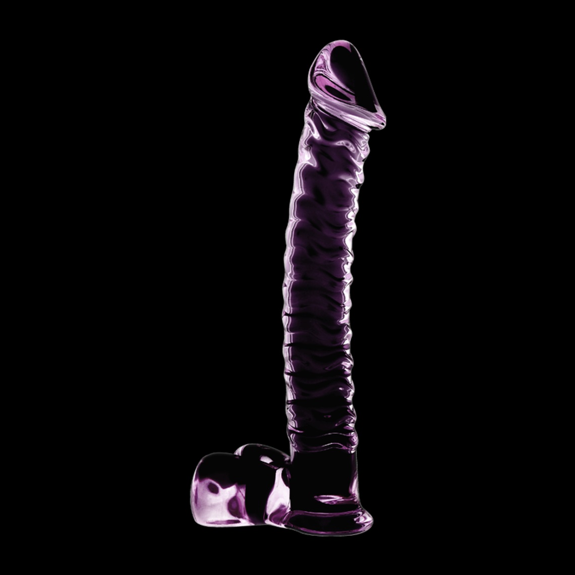 Dildo de Vidro NEBULA IBIZA Modelo 23 | 21,5cm Borossilicato Rosa 4