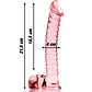Dildo de Vidro NEBULA IBIZA Modelo 23 | 21,5cm Borossilicato Rosa - Miniatura 5