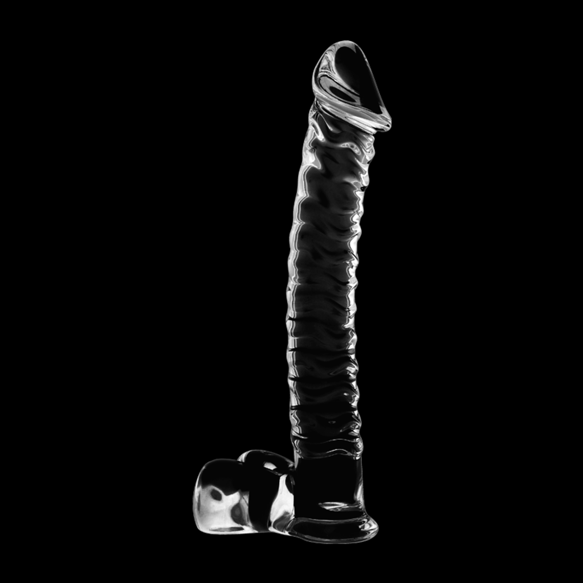 Dildo de Vidro NEBULA IBIZA Modelo 23 | 21,5cm Borossilicato Transparente 3