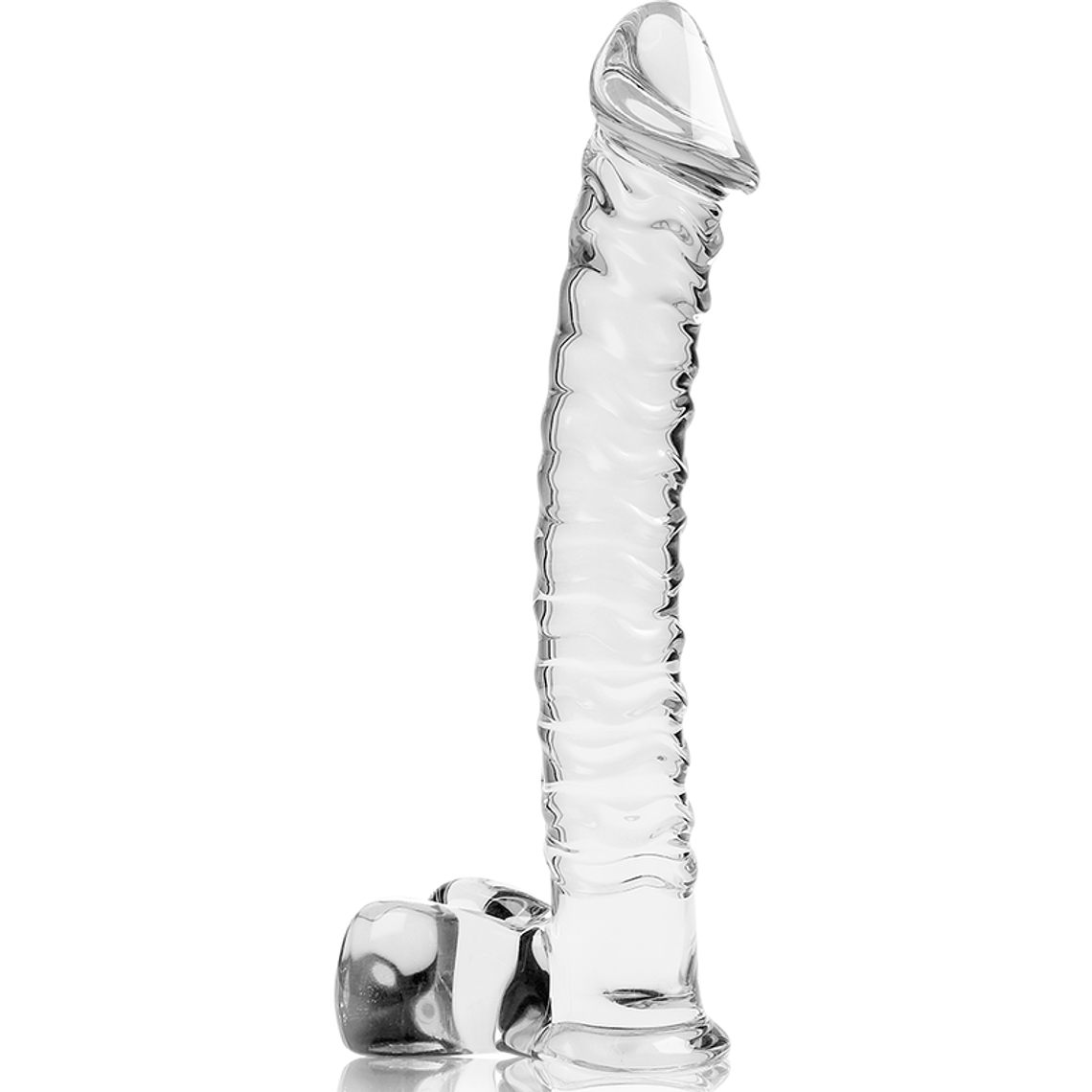 Dildo de Vidro NEBULA IBIZA Modelo 23 | 21,5cm Borossilicato Transparente 2