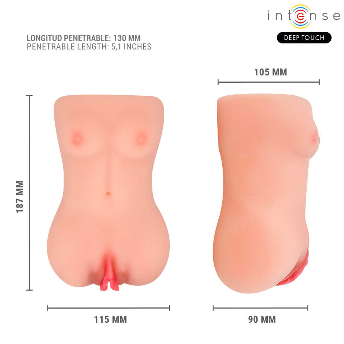 Masturbador com Sucção e Voz INTENSE Catherine | 10+10 Modos Ativação Voz 6