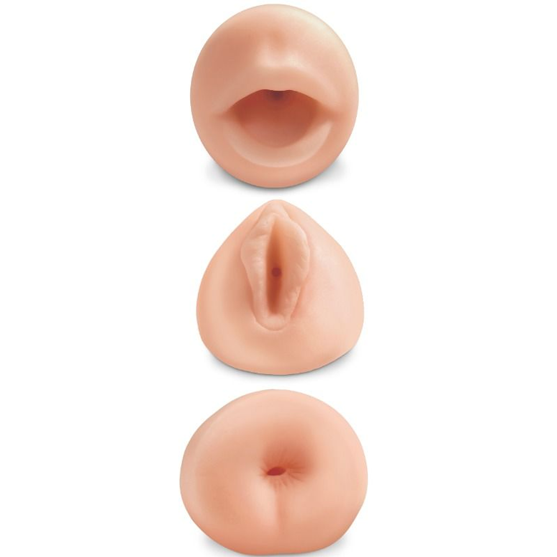 Kit de masturbation réaliste Fanta Flesh | Bouche, vagin, anus 3 pièces 2