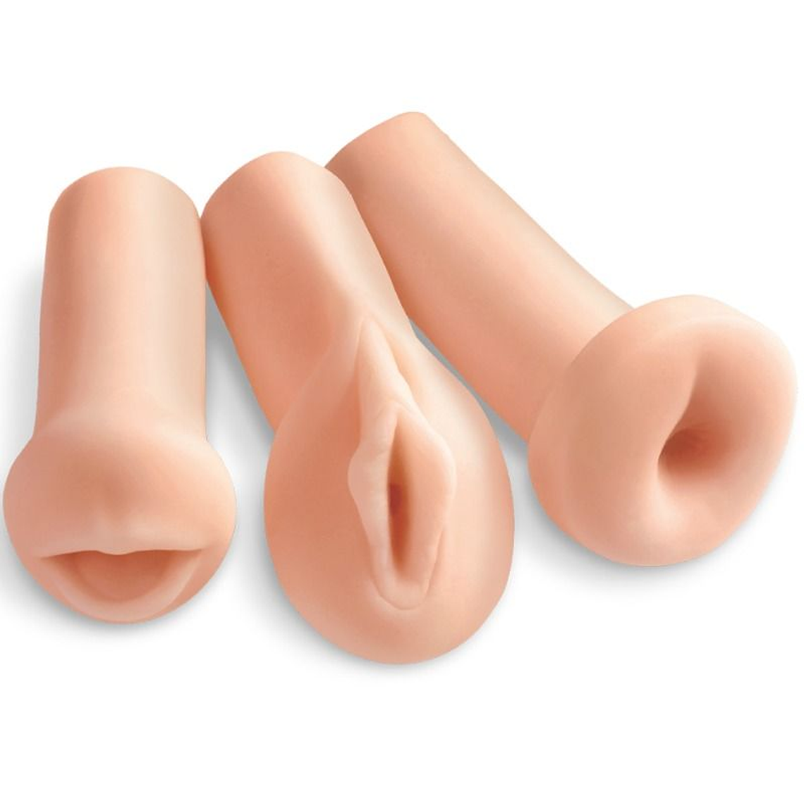 Kit de masturbation réaliste Fanta Flesh | Bouche, vagin, anus 3 pièces 4