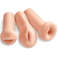 Kit de masturbation réaliste Fanta Flesh | Bouche, vagin, anus 3 pièces - vignette 4