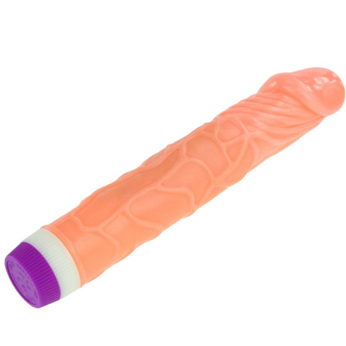 Vibrador Realista Simples 22,5cm | Económico com Vibração Ajustável 6