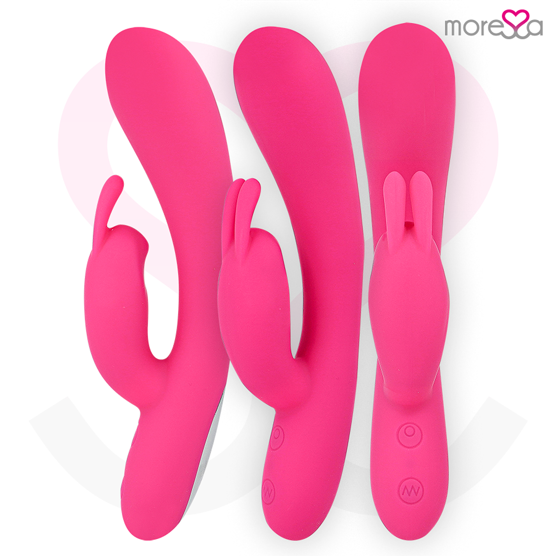 Vibrador Rabbit Curvo MORESSA TELMO | 7 Vibrações + 3 Cócegas 4