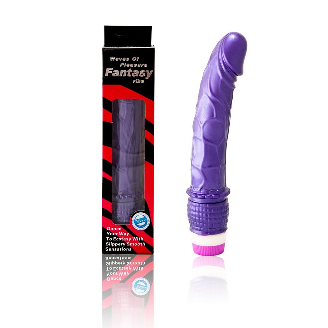 Dildo de Gelatina Vibratório Linex Blue | 25cm 2 Pilhas AA 3
