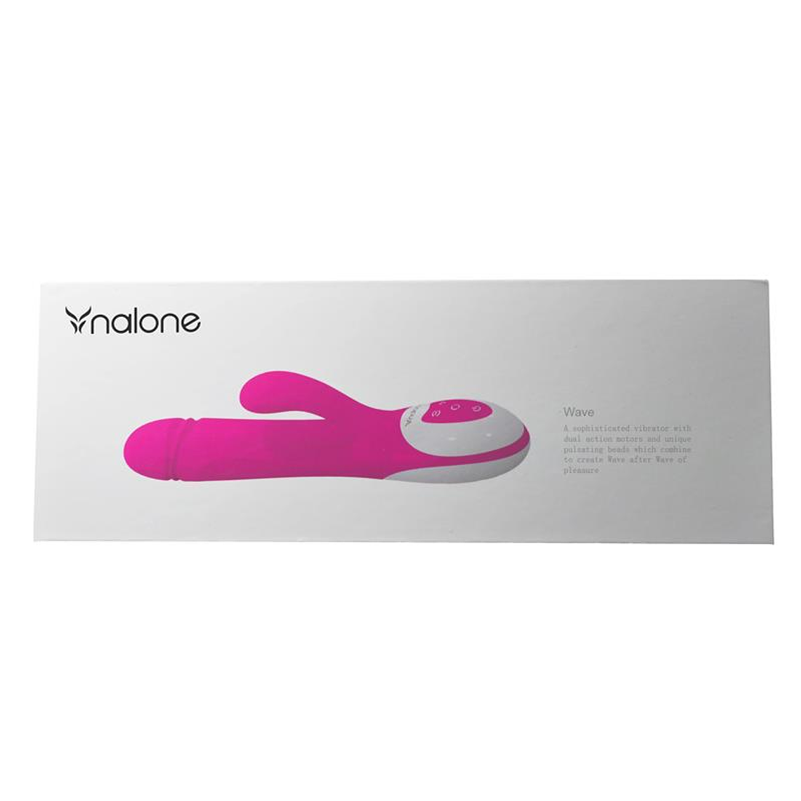Vibrador Duplo com Rotação NALONE WAVE | 7+3 Modos 26cm 9
