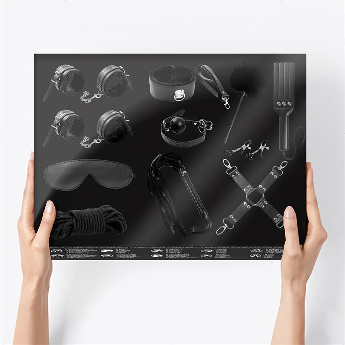 Kit Bondage 11 Peças Intoyou BDSM Line | Preto Iniciante e Avançado 1