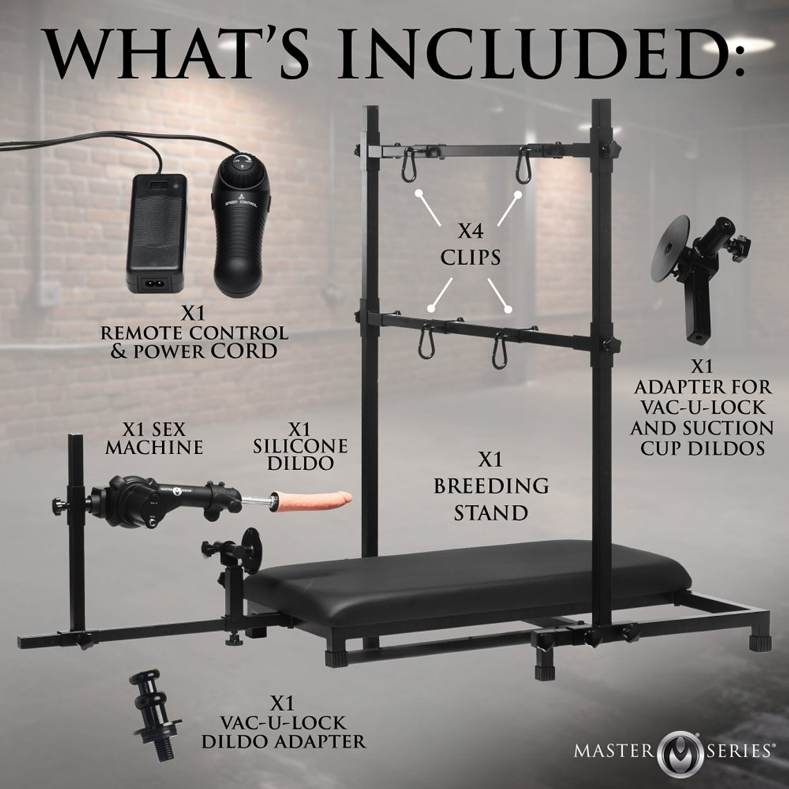 Machine sexuelle Breed Master avec support de reproduction ajustable 6