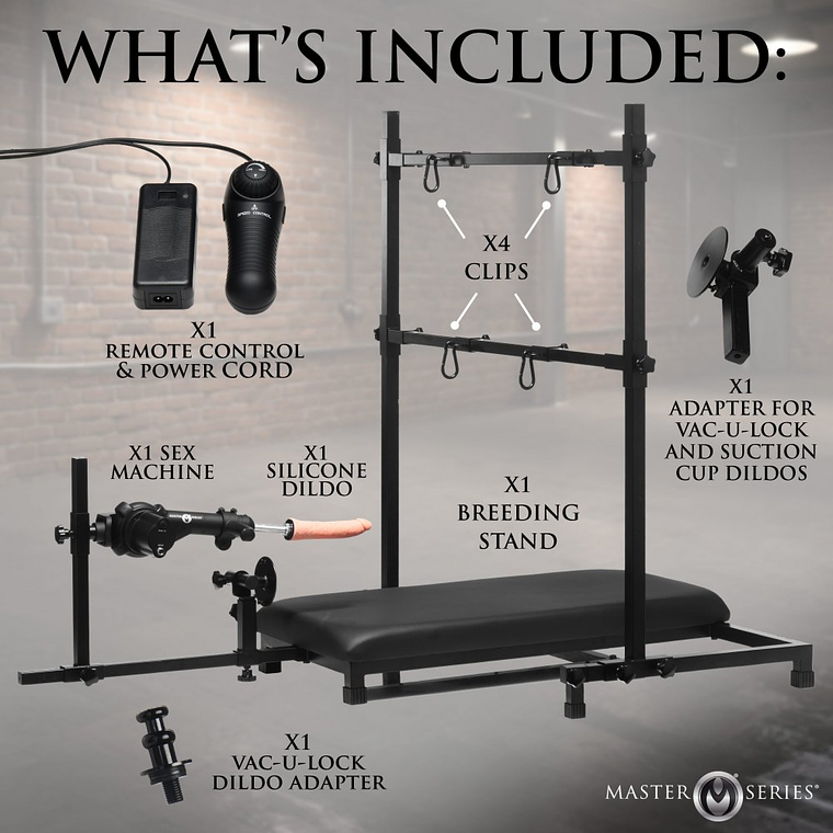 Machine sexuelle Breed Master avec support de reproduction ajustable 6