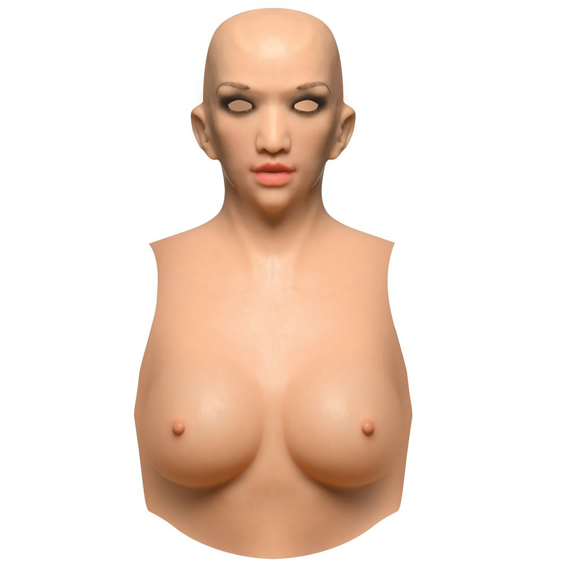 Combinaison sexy en silicone pour tête, visage et seins C 5