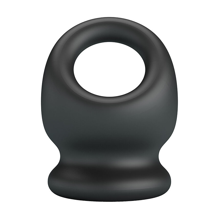 Anel Peniano e Escrotal Oberon Crazy Bull Silicone Preto 2