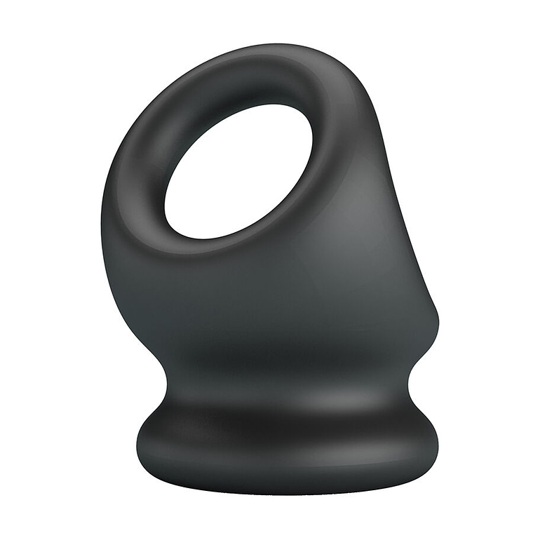 Anel Peniano e Escrotal Oberon Crazy Bull Silicone Preto 3