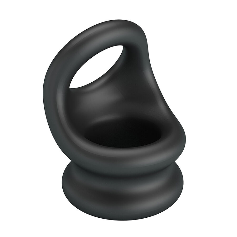 Anel Peniano e Escrotal Oberon Crazy Bull Silicone Preto 5