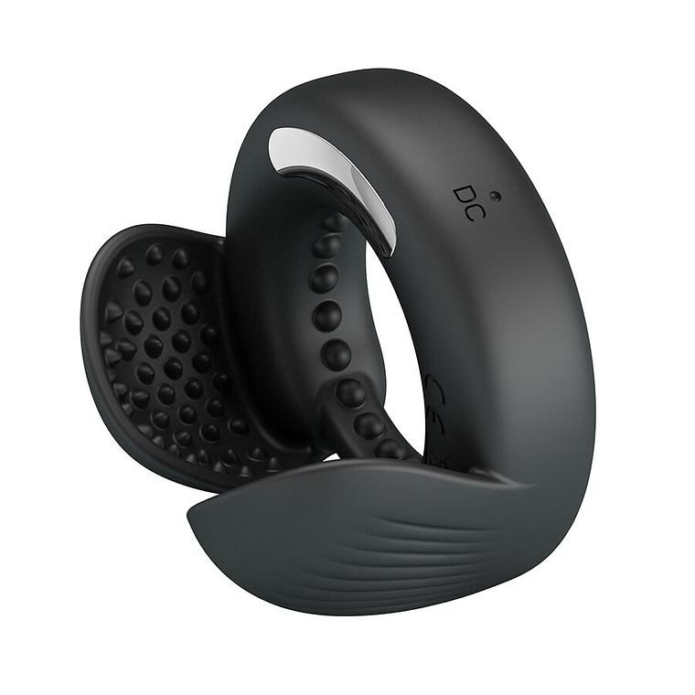 Anillo doble para pene Quentin Pretty Love con vibrador y 10 modos 3