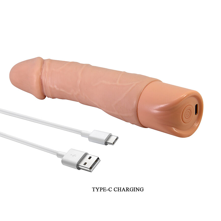 Vibrador Realista Jermaine Pretty Love Flexível 10 Funções USB 7