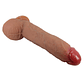 Dildo realista Mendel Pretty Love de 25,5 cm con ventosa y acabado aterciopelado. - Miniatura 6